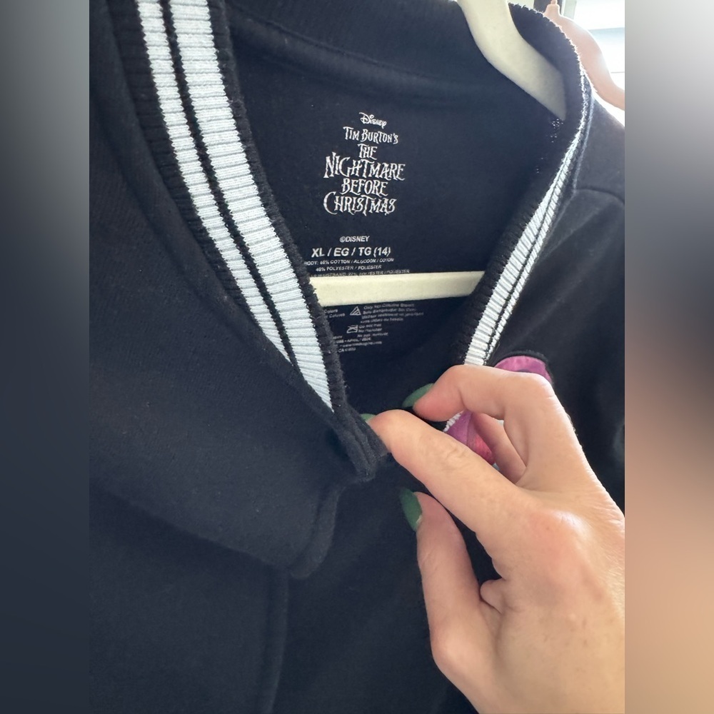 Girls Nightmare Before Christmas Disney Sally bomber jacket - Picture 5 of 6